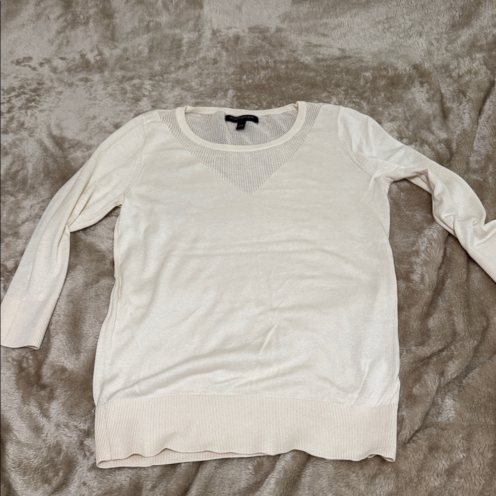 Express Black Knit Blouse